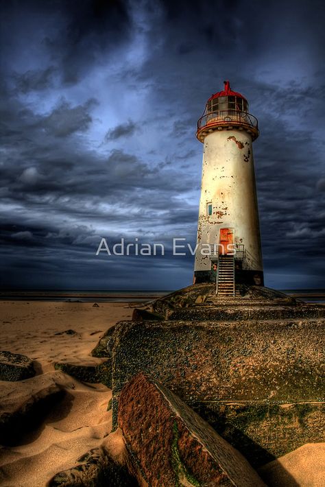 Abandoned Lighthouse, Lighthouse Pictures, Beautiful Lighthouse, Wales Uk, Light House, North Wales, Abandoned Buildings, Abandoned Places, The Ocean