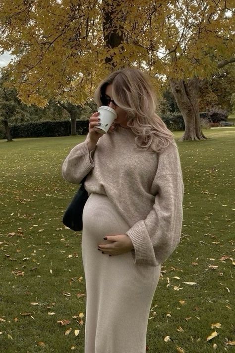 Cute Winter Outfits Maternity, Fall Fashion Outfits Pregnant, Autumn Bump Outfits, Fall 2024 Pregnancy Style, Dress With Sweater Over It Maternity, Autumn Winter Maternity Outfits, What To Wear When Your Pregnant, Maternity Dress With Sweater Over, Cute Pregnant Winter Outfits