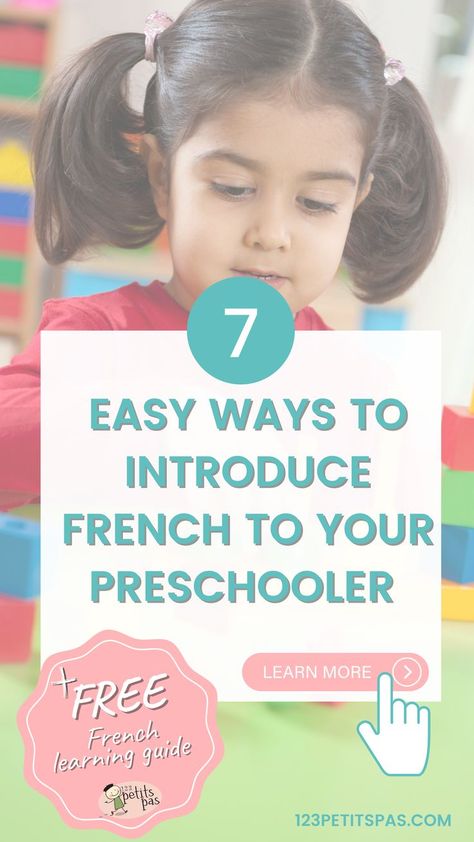 We’ve written this guide to help you with introducing French to your preschooler. In this guide, you will find fun activities, cheat sheets, information about our classes and so much more. We hope this will help you on your French language learning journey! French Preschool Activities, French Practice, French Activities, Free In French, Preschool Class, French Vocabulary, Learning Journey, Learning Apps, French Class