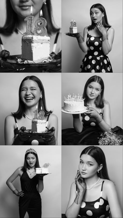 Birthday Ideas Photography, Portrait Birthday Photoshoot, Self Portrait Poses Birthday, Birthday Photo Shoots Ideas, Bday Party Photoshoot, Happy Birthday Poses Photo Ideas, Self Portrait Birthday Photography, Birthday Inspo Photoshoot, Minimalist Birthday Photoshoot Ideas