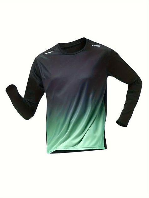 Mens QuickDrying Compression Long Sleeve Fitness Tshirt - Blue / M(38) T shirt #tshirt t-shirt #t_shirt t shirts #tshirts t-shirts #t_shirts T shirt design #tshirtdesign T-shirt designs #t_shirtdesign T shirts designs #tshirtsdesigns 18.70 Sport Long Sleeve Shirt, Long Sleeve Shirt Design, Sport T Shirt Design Men, Weightlifting Benefits, Run Shirt Design, Running Shirt Design, Running T Shirt, Compression Long Sleeve, Run Shirt