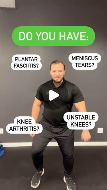 The Muscle Whisperer - Chronic Pain Expert on Instagram: "UGH Knee Pain SUCKS! 😩 - Whether it’s arthritis, meniscus tears, plantar fasciitis, tendonitis, or bursitis… none of these should bring you fear. Especially if you’re doing something to combat those issues! 👊 - And no, you don’t need shots to take care of it ❤️ - This move is great for improving stability AND strengthening muscles in the calf and foot that can provide more support to the knee and take care of a lot of pesky foot issues! 🕺🏻 - So give this move a try 🥳 Take your time and go slow! - As always, if this move causes you pain, decrease the range of movement. If pain persists, stop the exercise! 🤗 - - - - - #kneepain #brooklyn #planterfaciitis #plantarfascia #footpainrelief #painrelief #physicaltherapy #physicaltherap Arthritic Knee Pain Relief, Knee Pain Relief Exercises, Knee Health, Inner Knee Pain, My Knee Hurts, Knee Strengthening Exercises, Morning Exercise, Therapy Exercises, Knee Pain Exercises