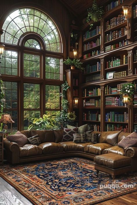 Public Library Ideas, Libraries In Houses, Elegant Library, Space Library, Library Tables, Dream Home Library, Home Library Ideas, Unique Library, Antique Library