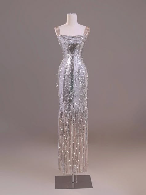 Home / Twitter Grammys Dresses Ideas, Lucy Gray Inspired Dress, Luxury Cocktail Dress, Grammy Dresses Ideas, Grammy Outfits Ideas, Silver Dress Aesthetic, Sparkly Dresses Long, Grammys Outfits, Asmr Emoji