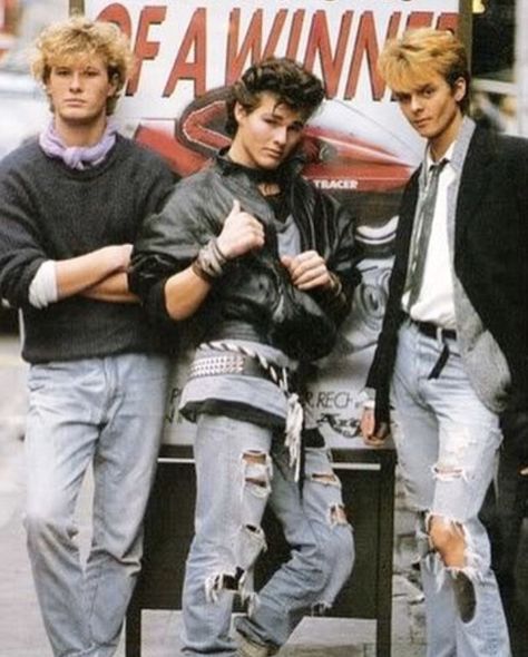 80s Outfits Men, Morton Harket, Aha Band, 80s Fashion Men, Magne Furuholmen, 80s Outfits, 80s Men, Morten Harket, Hottest Guys