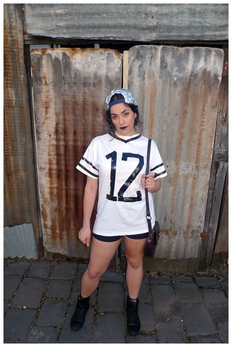 Ilana Broad City Costume – Theme Me: Costume, Fancy Dress & Theme Inspiration Fancy Dress Theme, Broad City, Theme Inspiration, Black High Top Sneakers, Black Hoops Earrings, Costume Themes, Jersey Outfit, Black High Tops, White Jersey