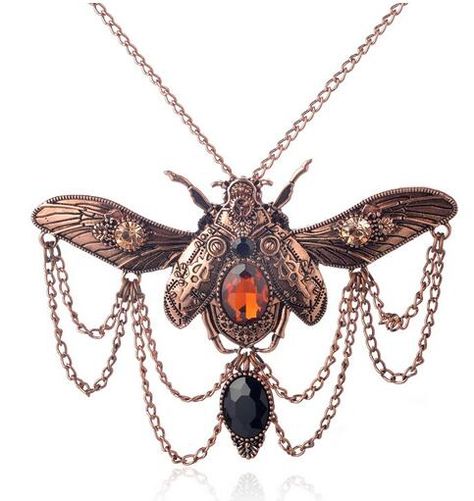 Cheap jewelry export, Buy Quality necklace costume jewelry directly from China… Steampunk Mode, Vintage Beetle, Moda Steampunk, Steampunk Outfits, Steampunk Couture, Steampunk Pendant, Steampunk Ideas, Steam Punk Jewelry, Lace Bracelet