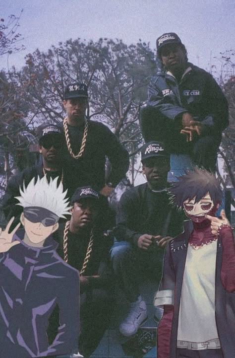 Anime And Rappers Icons, Rappers With Anime Characters Wallpaper, Anime With Rappers, Rappers With Anime, Rapper And Anime, Gangsta Anime, Rapper Wallpaper Iphone, Anime Rapper, Iphone Wallpaper Quotes