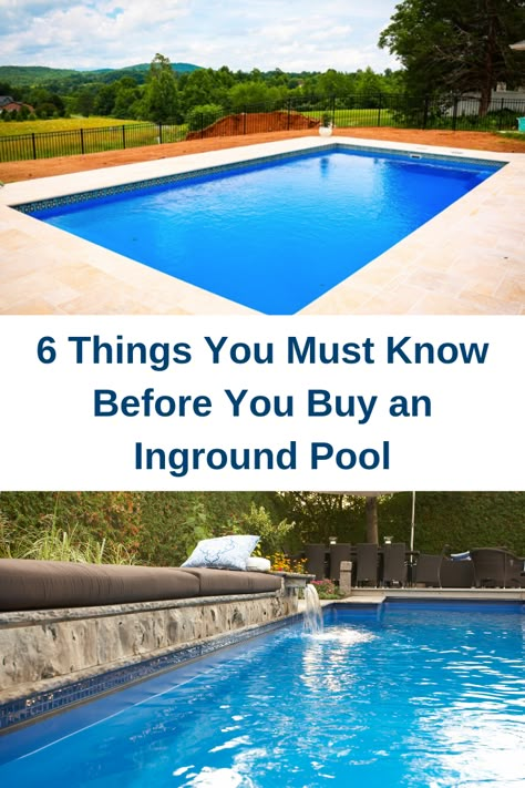 Casa Rock, Pools Inground, Oberirdischer Pool, Small Inground Pool, Pools Ideas, Inground Pool Designs, Inground Pool Landscaping, Pool Cost, In Ground Pool