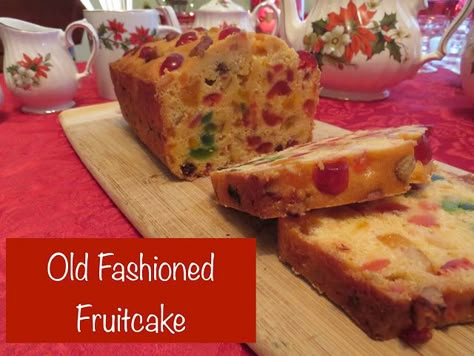 Golden Fruit Cake Recipe, Fruitcake Loaf Cake, Light Christmas Cake, Light Fruitcake Recipe, White Fruit Cake Recipe, Light Christmas Cake Recipe, Light Fruit Cake Recipe Christmas, Lemon Fruit Cake, White Fruit Cake Recipe Old Fashion