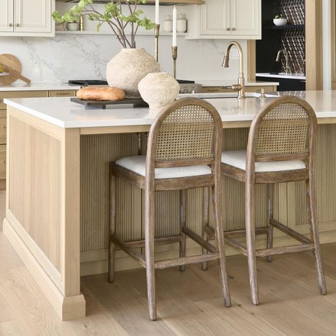 Elevate your kitchen island with the stylish Elie Counter Stool. Perfect for any gathering! 🍽️🥂 ✧ (519)-415-5555 ✧ info@insidestyles.ca ✧ 685 Riddell Rd, Unit 104, Orangeville ✧ Mon-Fri: 8am-5pm, Sat: 11am-3pm #CustomFurnitureDesign #FurnitureDesign #Lighting #Windowtreatments #QualityCraftsmanship #MadeToOrderFurniture #CustomCabinetry #Designerfurniture #HomeFurnitureIdeas #TailoredFurniture #InsideStyles #orangeville Natural Wood Kitchen Island, Counter Stools Kitchen Island, Kitchen Decorating Ideas Themes, Range Hood Kitchen, Dominican Style, Kitchen Island Stools, Hood Kitchen, Best Kitchen Ideas, Remodeling On A Budget