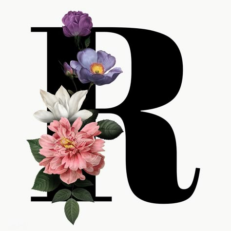 Floral Monogram Letter, Floral Font, Stylish Alphabets, Elegant Logo Design, Floral Alphabet, Alphabet Wallpaper, Alphabet Font, Lettering Alphabet Fonts, Flower Letters