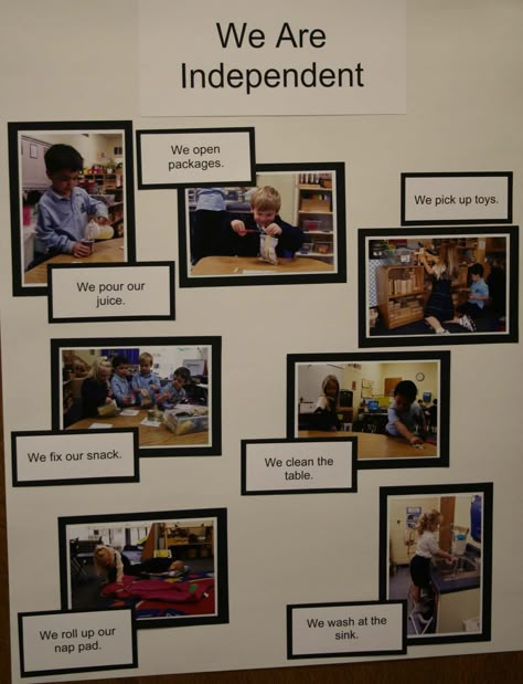 An idea for establishing things that the kids can do in different areas. Reggio Documentation, Reggio Emilia Classroom, Reggio Inspired Classrooms, Eyfs Classroom, Reggio Classroom, Learning Stories, Classroom Organisation, Reggio Inspired, Classroom Environment