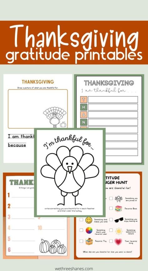 I am Thankful Free Printables for Kids this Thanksgiving I Am Thankful For Printable Free, I Am Thankful For Printable, Thankful Activities, Thankful Printable, Printable Day Planner, Arts For Kids, Thanksgiving Worksheets, Free Thanksgiving Printables, Kindergarten Activity