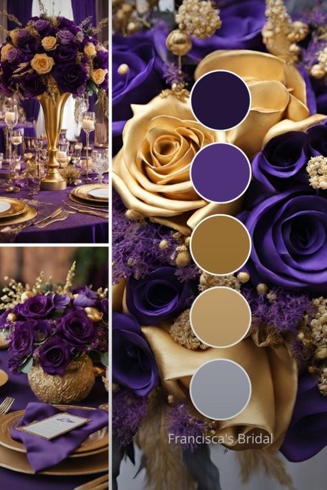 Purple Wedding Color Palette, Wedding Color Ideas Summer, Color Palettes Wedding, Wedding Colors Unique, Spring Wedding Color Ideas, Winter Wedding Color Ideas, Fall Wedding Color Ideas, Unique Fall Wedding, Color Ideas Wedding