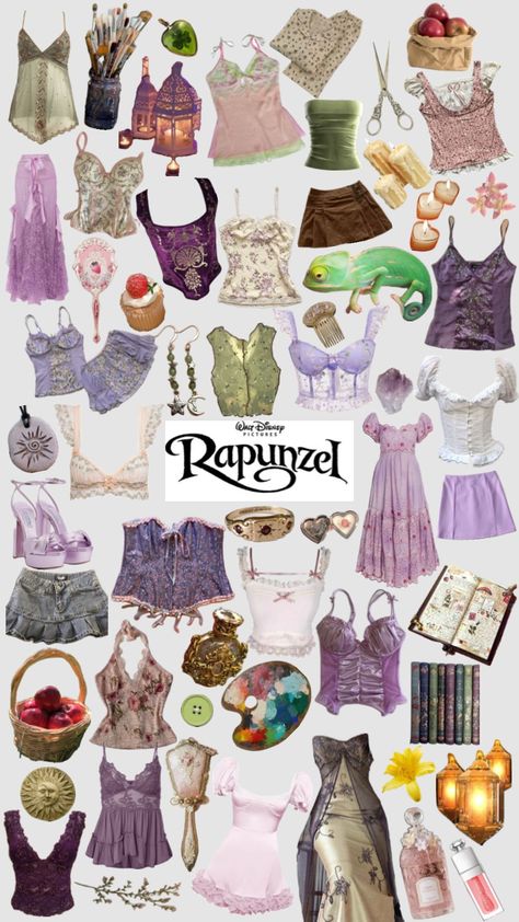 #rapunzel #tangled #disney #movies #aesthetic #purple #rapunzelaesthetic #disneyaesthetic #princess #princesscore #coquette Disney Movies Aesthetic, Repunzel Dress, Princess Aesthetic Outfits, Rapunzel Halloween Costume, Rapunzel Outfit, Disney Princess Inspired Outfits, Disney Bound Outfits Casual, Tangled Disney, Princess Inspired Outfits