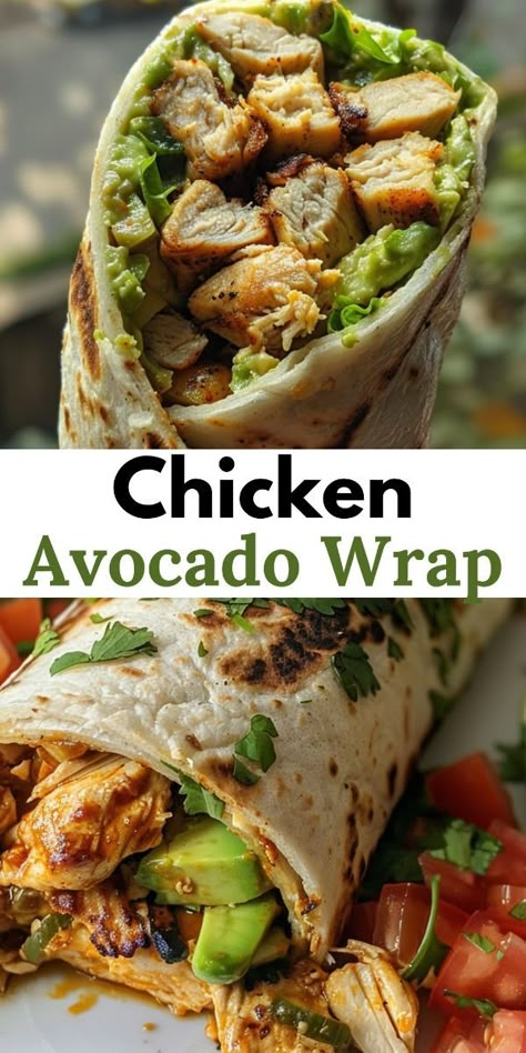 Avocado Wrap Recipes, Chicken Avacado, Hot Lunch Ideas, Best Lunch Ideas, Trap Tattoos Men, Weird Selfies, Chicken Avocado Wrap, Dope Female Tattoos, Cold Lunch Ideas