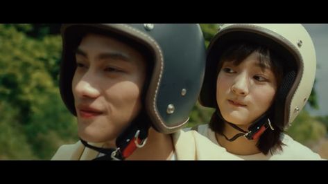 More Than Blue Movie, More Than Blue The Series, More Than Blue Taiwan Movie, Alien Girl, Drama Film, Best Series, Beautiful Love, Film Photography, Riding Helmets