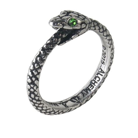 Alchemy Gothic The Sophia Serpent Ring Hemlock Grove Alchemy Gothic Jewelry, Cold Beauty, The Ouroboros, Cast Rings, Gothic Engagement Ring, Alchemy Gothic, Serpent Ring, Images Harry Potter, Black Gold Jewelry