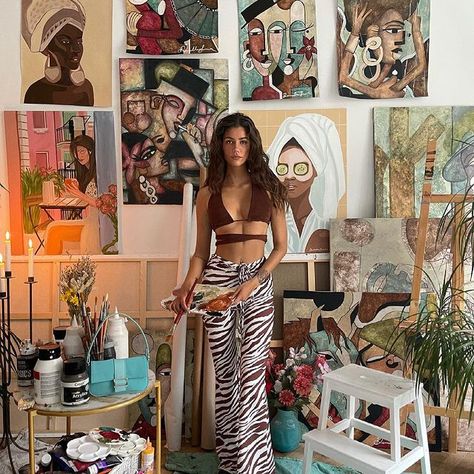 Daniella Jones, Painter Photography, Art Studio Room, Foto Tips, Artist Aesthetic, Studio Room, Being Creative, Arte Inspo, Dream World