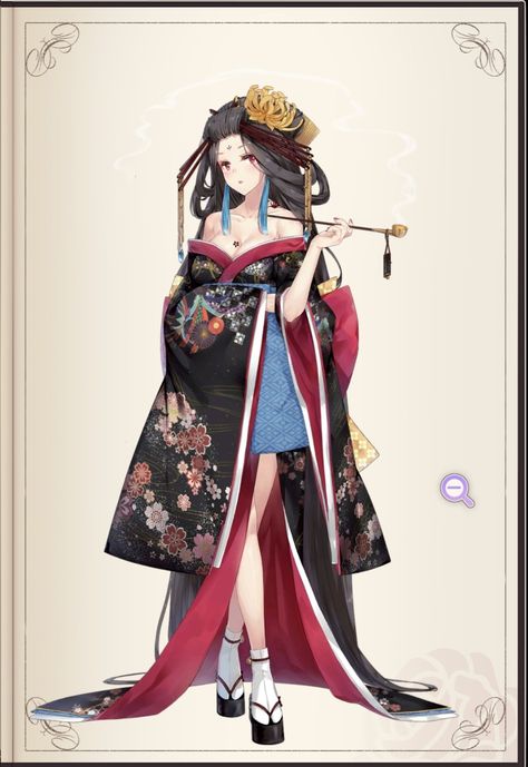 Anime Kimono, Queen Anime, Japanese Warrior, Kimono Design, Red Light District, Rumor Has It, Chinese Art Girl, Anime Couples Manga, Japanese Outfits