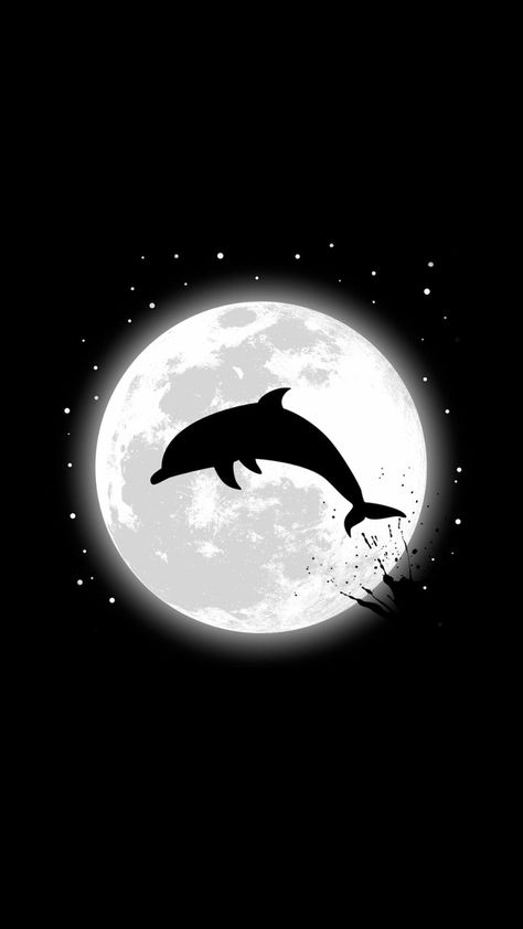 Dolphin Drawing, Desktop Background Images, Dark Wallpapers, Cute Black Wallpaper, Blue Sky Background, Lit Wallpaper, Full Hd Wallpaper, Wallpaper Tumblr, Samsung Mobile