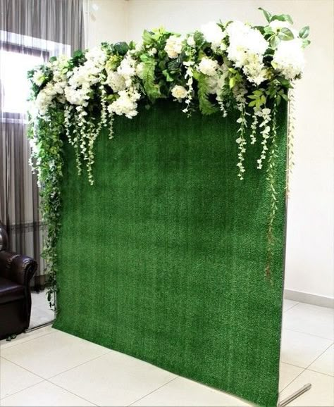 Green Grass Background Decoration, Grass Background Decoration, Grass Photo Backdrop, Green Grass Backdrop, Grass Wall Backdrop, Greenery Backdrop, Photowall Ideas, Grass Backdrops, Minimalist Wedding Decor