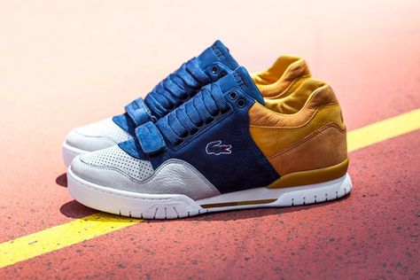 Lacoste_SF_Golden_1 Lacoste Sneakers, Lacoste Shoes, Sneaker Magazine, Trendy Sneakers, Best Sneakers, Sneakers Men Fashion, Sneaker Collection, Workout Gear, Shoes Men