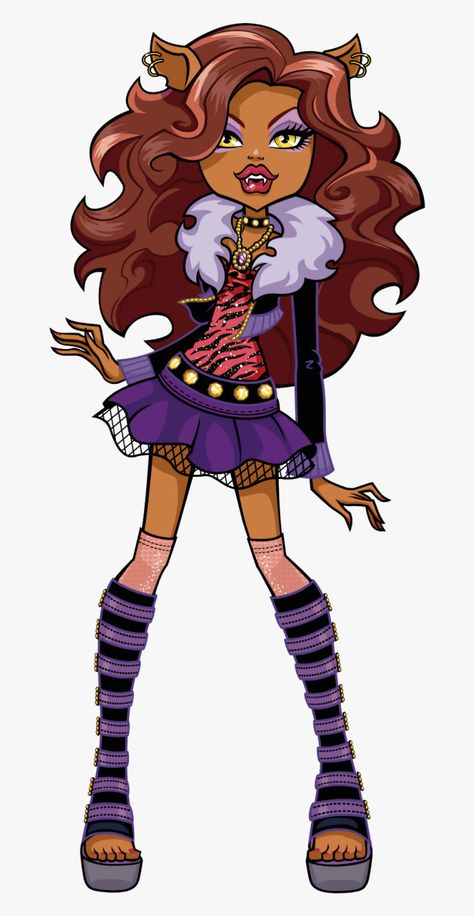 Claudine Monster High Costume, Claudine Wolf Costume, Clawdeen Wolf Costume, Monster High Clawdeen Wolf, Monster High Halloween, Monster High Cosplay, Monster High Costume, Howleen Wolf, Disney Png