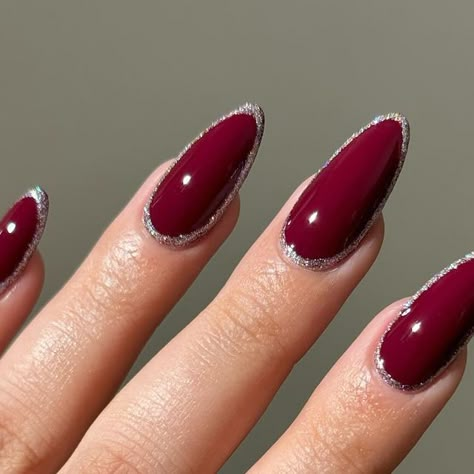 Anahi Victoria on Instagram: "cherry mocha holiday edition nails✨ inspo @sammijefcoate @bhambnails 🫶 using @lightslacquer Midnight Train and Fuzzy Socks use code ANAHI to save🫶 (commission code) #nails #nailgram #nailswatches #nailtrends #nailpolish #nailgram #nailpolishlover #nailpolishaddict #rednails #rednailpolish #winternails #cherrymocha #glazed #glazednails" Easter Nail Art Designs, Nagel Design, Easter Nail, Easter Nail Art, Medium Almond, Nagel Tips, Golden Glitter, Easter Nails, Nails Inspo