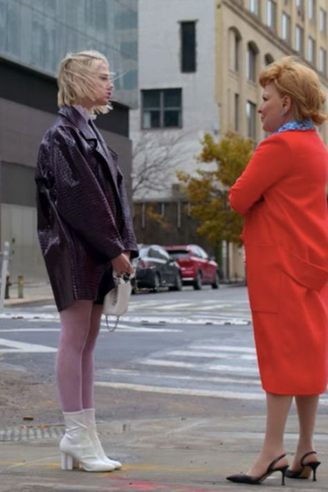 Lucy Boynton The Politician, The Politician Outfits, The Politician, Lucy Boynton, Netflix Show, Leopard Print Coat, Tv Show Outfits, Best Outfits, Print Coat