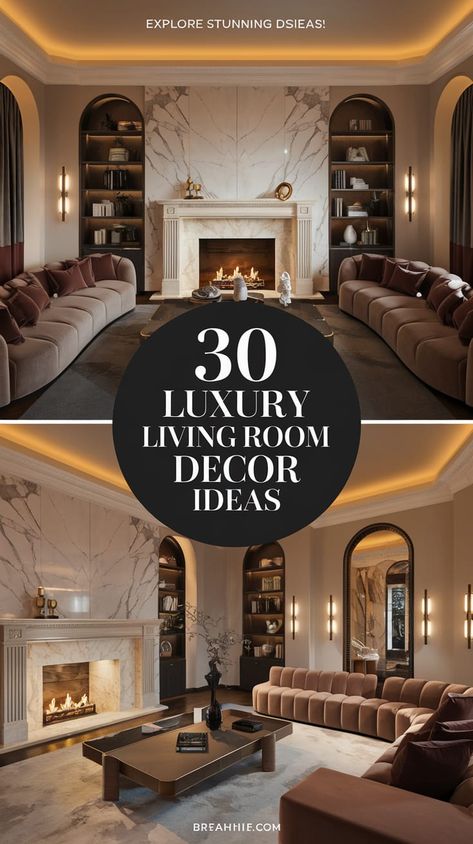 30 Luxury Living Room Decor Ideas: Design Your Opulent Escape


Design a living room that serves as a personal palace with opulent decor ideas. #OpulentLivingRoom #DesignEscape Huge Living Room Designs, Television Room Ideas, Stunning Living Room Ideas, Living Room With Wall Molding, Black And Brown Home Interior, Elegant Home Design, High End Home Design, Mink Living Rooms, Designer Home Decor