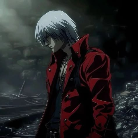 Dante Anime, Goat Character, Raiden Metal Gear, Dante Dmc, Devil May Cry 4, Dante Devil May Cry, Rock Baby, Anime Shadow, Anime Wall Art