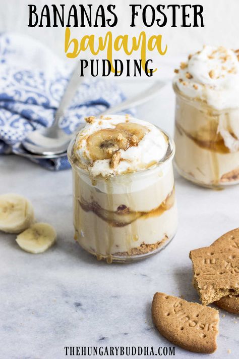 Fancy Banana Pudding, Christmas Dinner Menu Ideas, Date Night Food, Digestive Cookies, Homemade Banana Pudding Recipe, Wedding Shower Brunch, Banana Foster, Cajun Christmas, Mardi Gras Recipes