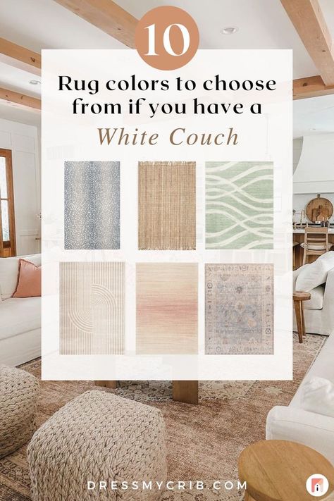 Explore 10 beautiful white couch rug ideas for incorporating earth-toned neutrals into your living room decor and white sofa rug decor. With cozy living room rugs elevate your white couch rug combo. Embrace the calm earth tones with these carefully curated aesthetic rugs. Suitable for coastal beach neutral living room, modern boho living room, mid century, scandinavian and japandi interiors. Find the best living room rugs, neutral rugs, handtufted rugs by using our rug visualization function. White Sofa Rug Ideas, Rugs With White Sofa, Off White Rugs, Rug For Cream Couch, Rugs For Cream Couch, How To Pick A Rug Living Rooms, Rugs In Living Room Minimalist, White Couch Rug, White Sofa Living Room Color Combos