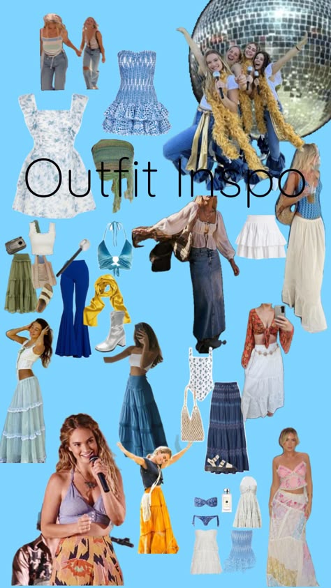 Mamma Mia outfit inspo Mamma Mia Beach Outfits, Mama Mia Here We Go Again Outfits, Mama Mia Outfits Sophie, Mama Mia Birthday Outfit, Mamma Mia Shoes, Mamma Mia Bachelorette Outfits, Mamma Mia Young Donna Outfits, Mamma Mia Movie Outfits, Mama Mia Costume Ideas