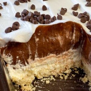 Chocolate Yum Yum - Plowing Through Life Dessert Images, Chocolate Layer Dessert, Pudding Desserts Layered, Graham Cracker Dessert, Refrigerated Desserts, Chocolate Pudding Desserts, Cool Whip Desserts, Chocolate Pie With Pudding, Chocolate Pudding Cake