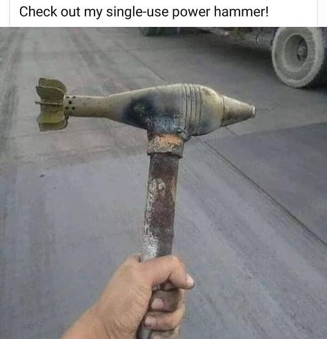 Mechanicals 🔥 on Instagram: “Power Hammer 😂 | Creativity 💯 | Mechanic Workshop | Mechanical Engineering | ME | 🛠️⚙️🔩👌🔥 (For More Such Interesting Content) 👉Follow…” Vojenský Humor, Wojskowy Humor, Military Jokes, Image Meme, Power Hammer, Military Memes, Army Humor, 밈 유머, Military Humor