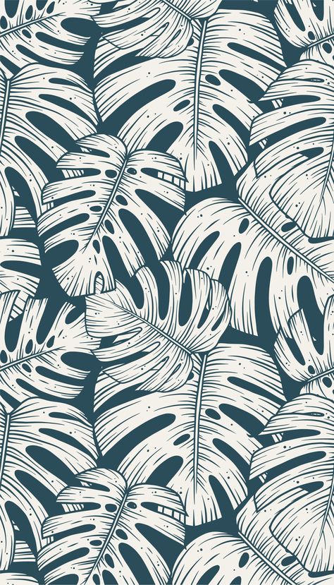 Tropical Wallpaper Texture Seamless, Leaves Wallpaper Iphone, Forest Foliage, Palm Tree Vector, Natural Forest, Quirky Prints, Wallpaper Seamless, Foliage Design, Tropical Background