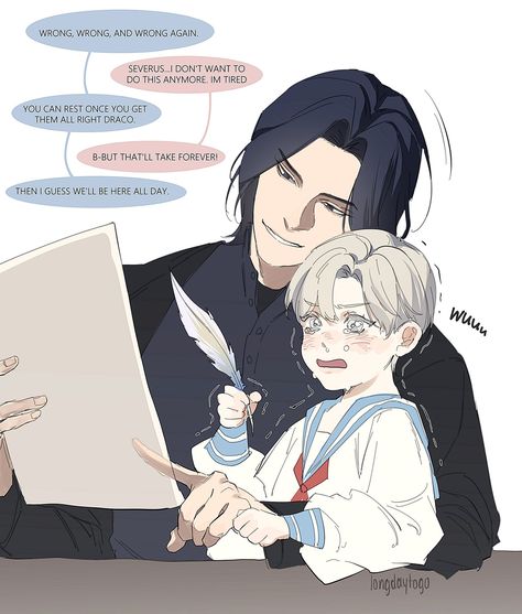 Wholesome Anime, Snape Fanart, Severus Snape Fanart, Stile Harry Potter, Draco Malfoy Fanart, Drarry Fanart, Harry Potter Severus, Harry Draco, Harry Potter Severus Snape