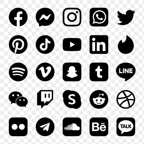 Instagram Images Logo, Social Media Logos Icons Png, Social Media Logos Png, Social Media Symbols, Social Media Icons Png, Facebook Icon Png, Social Media Logo Design, Social Media Logos Icons, Social Media Png