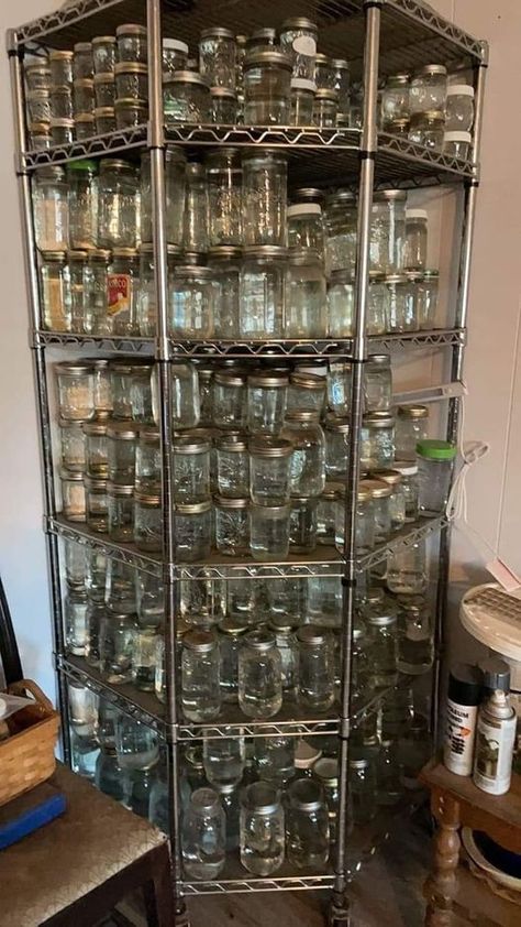 Canning Water, Canning Jar Storage, Survival Food Storage, Canning Kitchen, Mason Jar Storage, Storing Water, Canning Food Preservation, Canned Food Storage, Canning Supplies