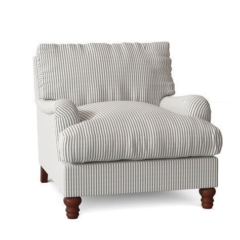 Chairs Comfy, Overstuffed Chairs, Nancy Meyers, Upholstered Armchair, Upholstered Arm Chair, Birch Lane, Farmhouse Living, Floor And Wall Tile, Seating Arrangements