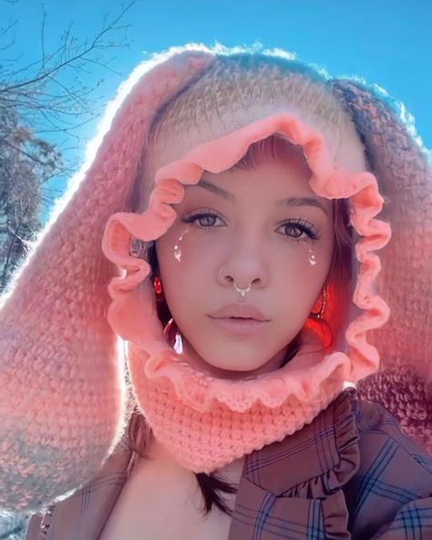 Melody Martinez, Melanie Martinez Clips, Bunny Balaclava, Music Is My Medicine, Melanie Martinez Outfits, Lady Kitty, Bunny Bonnet, Pixel Grid, Black Bunny