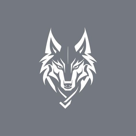 Abstract creative wolf head logo design | Premium Vector #Freepik #vector Wolf Head Logo Design, A And S Logo Design, Wolf Logo Design Ideas, Wolf Logo Art, Wolf Design Art, X Design Logo, Am Logo Design, Wolf Graphic Design, Wolf Logo Design