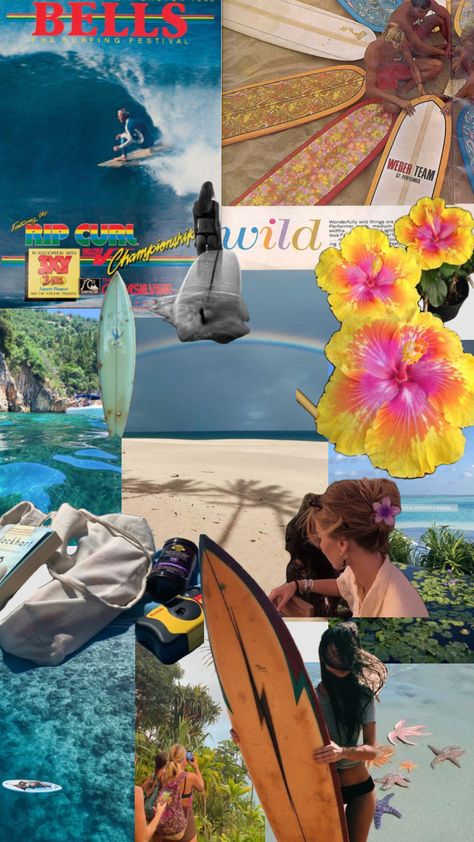 Vibe Collage, Hawaii Nature, Lovely Wallpapers, Island Gyal, Mermaid Wallpapers, Dream Summer, Wallpaper Collage, Pretty Landscapes, My Live