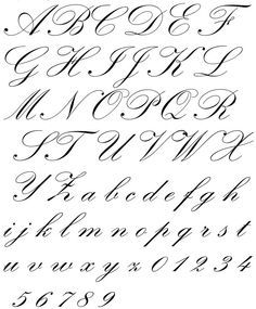 Includes Copperplate, Zaner's Script, English Roundhand, Spencerian, and Engraver's Script. Tattoo Fonts Alphabet, English Calligraphy, Calligraphy Tutorial, Copperplate Calligraphy, Tattoo Lettering Fonts, Fancy Letters, Hand Lettering Alphabet, Hand Lettering Fonts, Cursive Handwriting