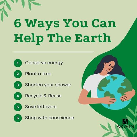 Let’s make a difference together! 🌎 Here are 6 simple ways to help the earth and create a more sustainable future. Remember, every small effort counts! #sustainableliving #savetheplanet #gogreen #reducereuserecycle #consciousconsumer #earthfriendly #climateaction #environmentalawareness #greenliving #makeadifference Ways To Save The Earth, Help The Earth, Save Our Earth, Reduce Reuse Recycle, Environmental Awareness, Climate Action, Sustainable Future, Conscious Consumer, Earth Friendly