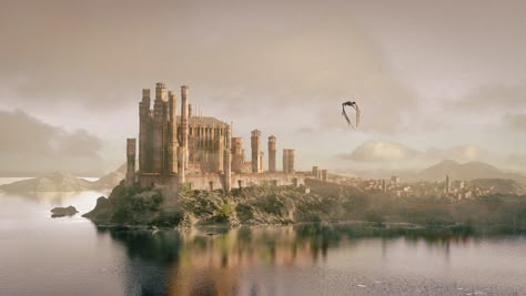 Game Of Thrones Laptop Wallpaper, Game Of Thrones Places, Landing Wallpaper, Game Of Thrones Castles, The Red Keep, Kings Landing, King's Landing, Targaryen Aesthetic, Castle Art