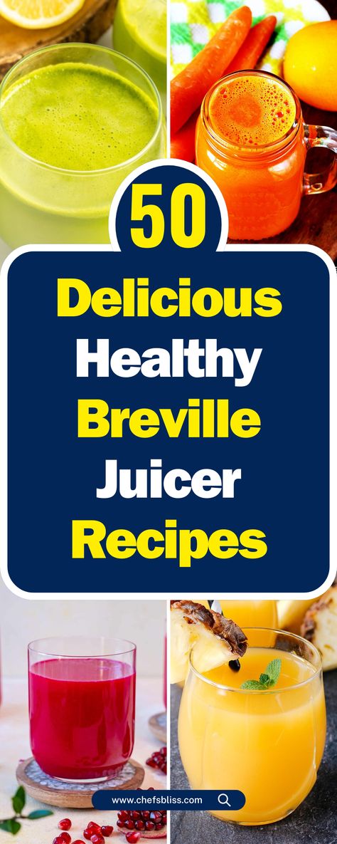 50+ Delicious Breville Juicer Recipes to Refresh Your Day! Breville Juicer Recipes Juicing, Breville Bluicer Recipes, Breville Juicer Recipes, Breville Juicer, Juice Ideas, Juicy Juice, Cold Press Juicer, Watermelon Mint, Juicer Recipes